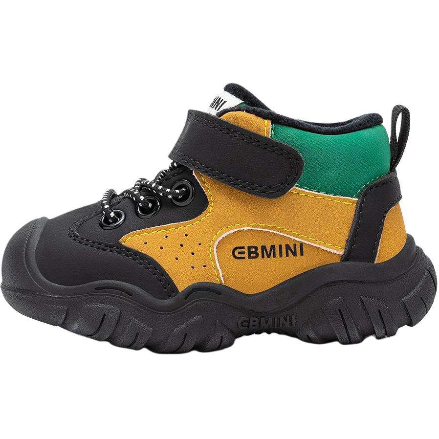 EBMINI Slip Resistant Anti Kick Abrasion Resistant Lightweight Cushioning Thermal High top Toddler Shoes