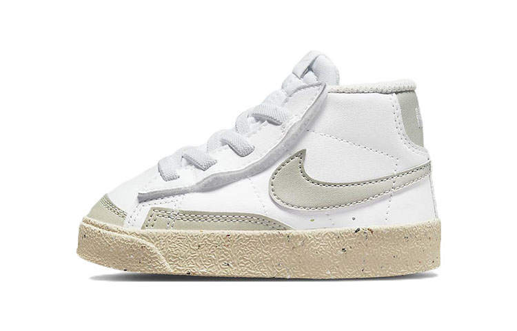 Nike Nike Blazer '77 SE Slip Resistant, Abrasion Resistant, Lightweight Mid top Toddler Shoes White Infant And Toddler