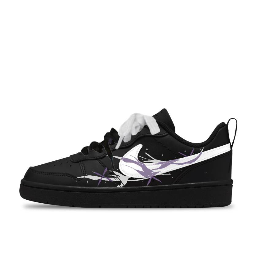 Nike Nike Court Borough Leather Slip Resistant Abrasion Resistant Low top Kids' Skateboarding Shoes Unisex