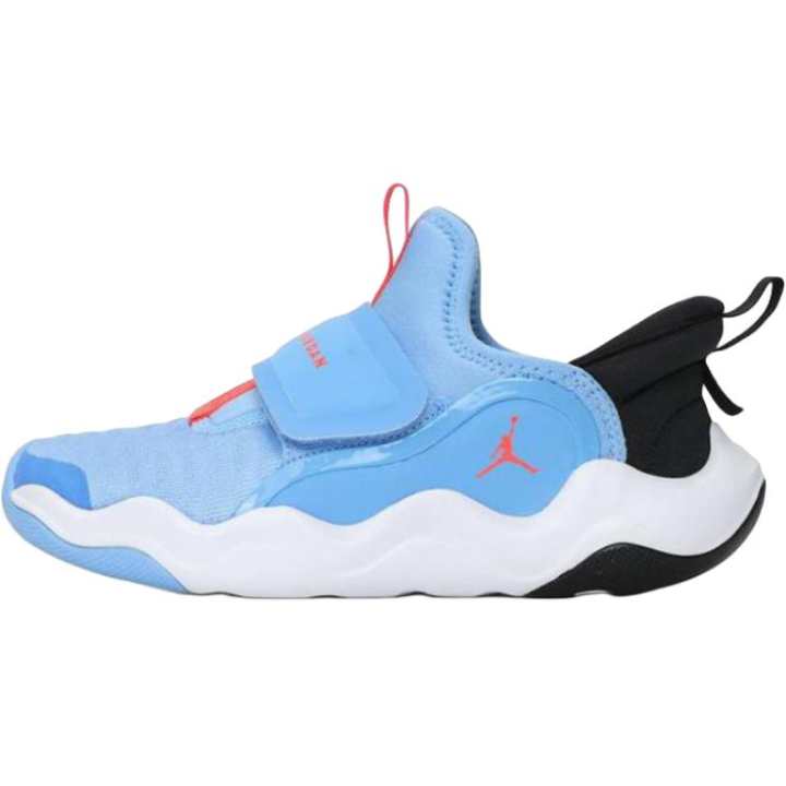 Jordan Jordan Slip Resistant Low top Children's Basketball Shoes Blue Children Aged 3 7 Years Old