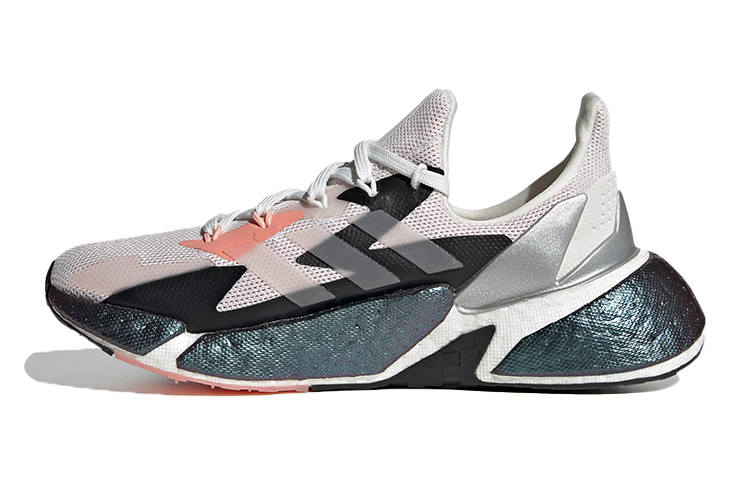Adidas Adidas X9000l4 Running J Comfortable Abrasion Resistant Abrasion Resistant Low top Kids' Running Shoes Pink White