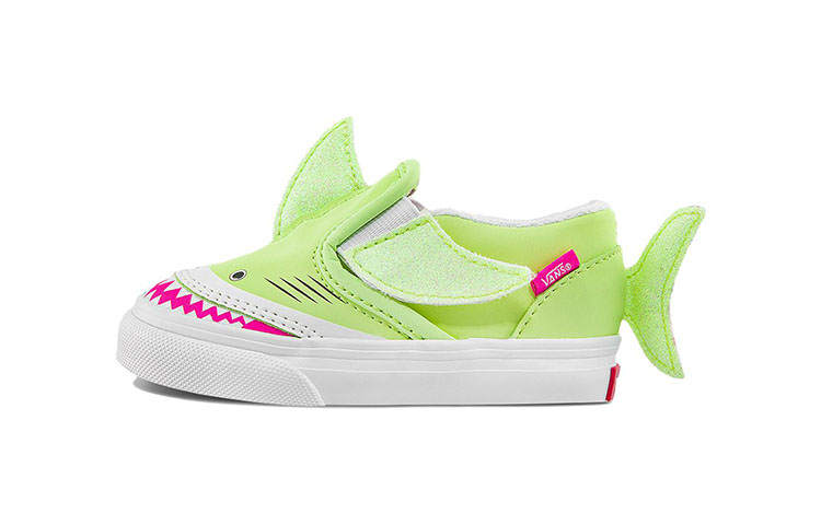 Vans V Low top Skateboard Shoes Green Infant And Toddler