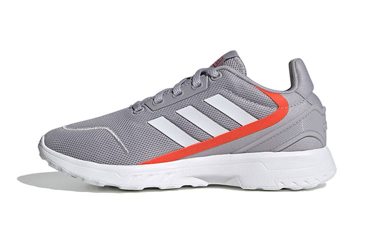 Adidas Neo Nebula Ted Low top Kids' Running Shoes Gray White Children Aged 3 7 Years Old