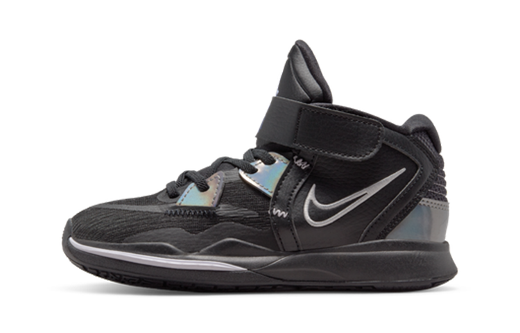 Nike Nike Kyrie 8 Infinity Abrasion Resistant Mid top Children's Basketball Shoes Black Children Aged 3 7 Years Old