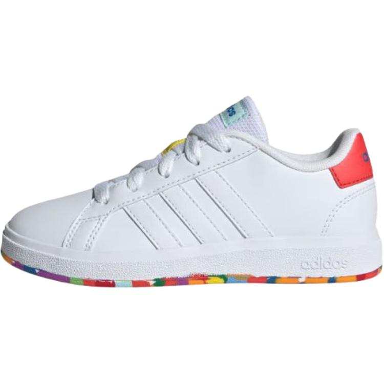 Adidas Adidas GRAND COURTLifestyle Leather Low top Kids' Training Shoes White Kids'
