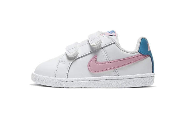 Nike Nike Hook and loop Low top Skateboard Shoes White Blue Pink Infant And Toddler
