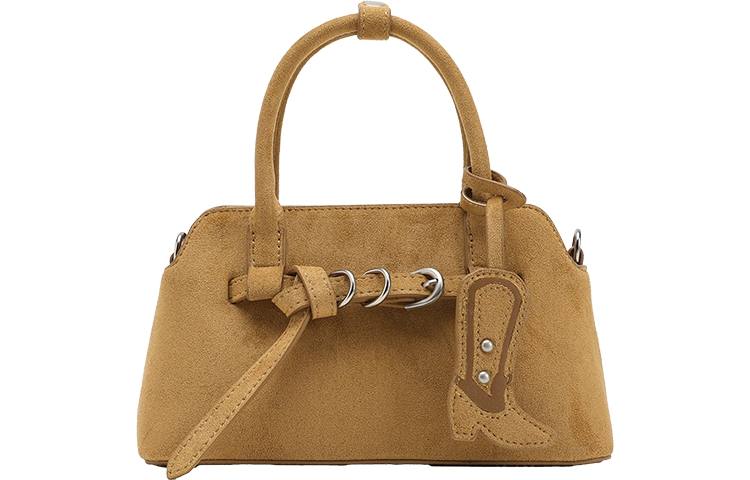 URBAN REVIVO Fabric Handbag Regular Women's Brown