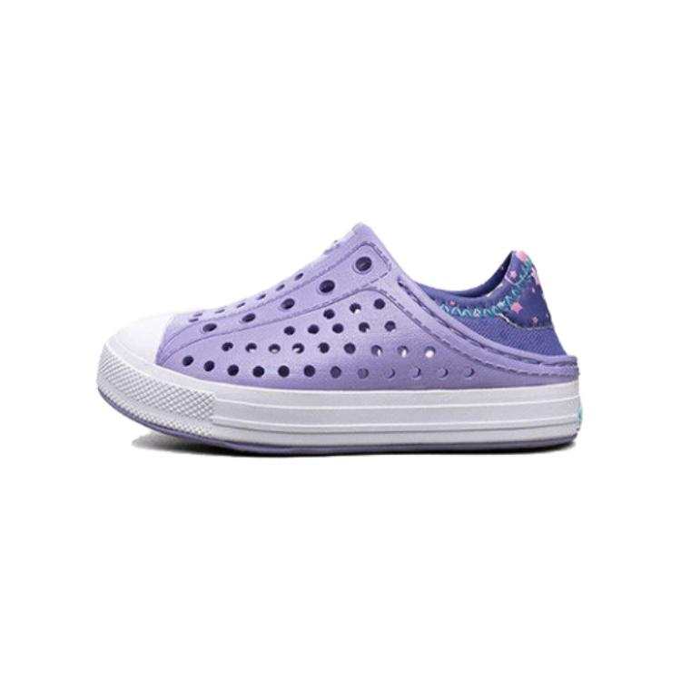 Skechers Girls Cushioning Abrasion Resistant Cushioning, Wear Resistant Low top Toddler Shoes Purple Infant And Toddler