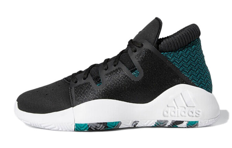 Adidas Adidas PRO Vision J Breathable Mid top Children's Basketball Shoes Green Teenagers