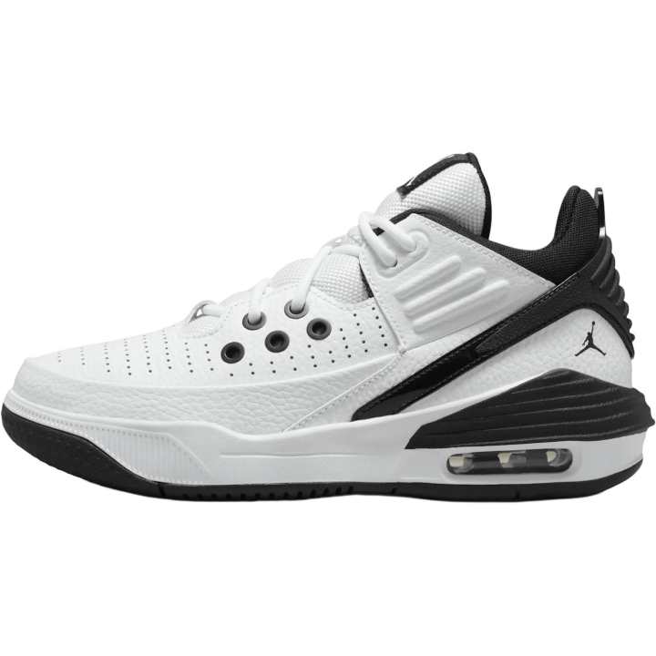 Jordan Jordan Max Aura 5 Low top Basketball Shoes White Black Unisex