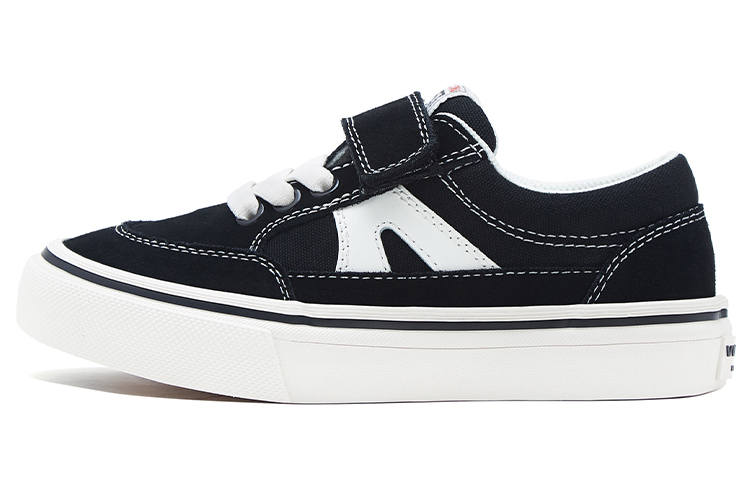 Vision Street Wear Stick Canvas Skateboarding Low top Kids' Skateboarding Shoes Black Kids'