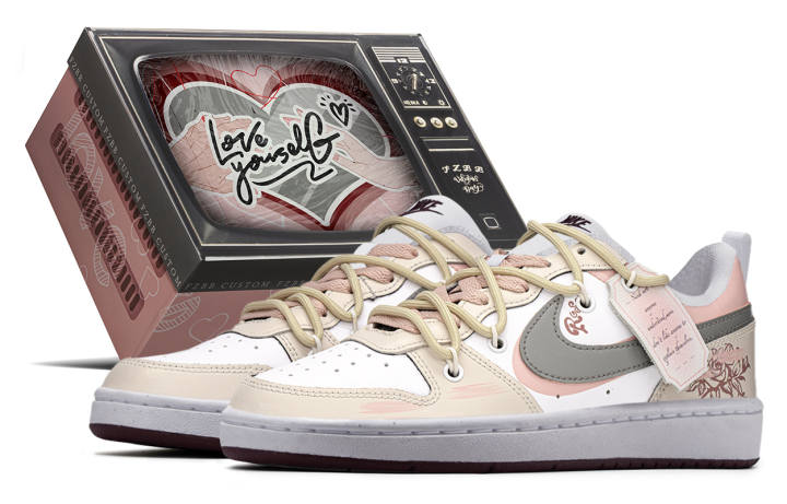 Nike Nike Court Borough Slip Resistant, Abrasion Resistant, Height Increasing