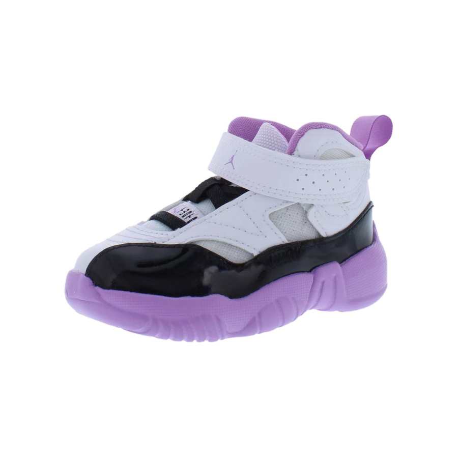 Jordan Jordan Air Jordan 1 Slip Resistant Slip Resistant High top Toddler Shoes Purple Infant And Toddler