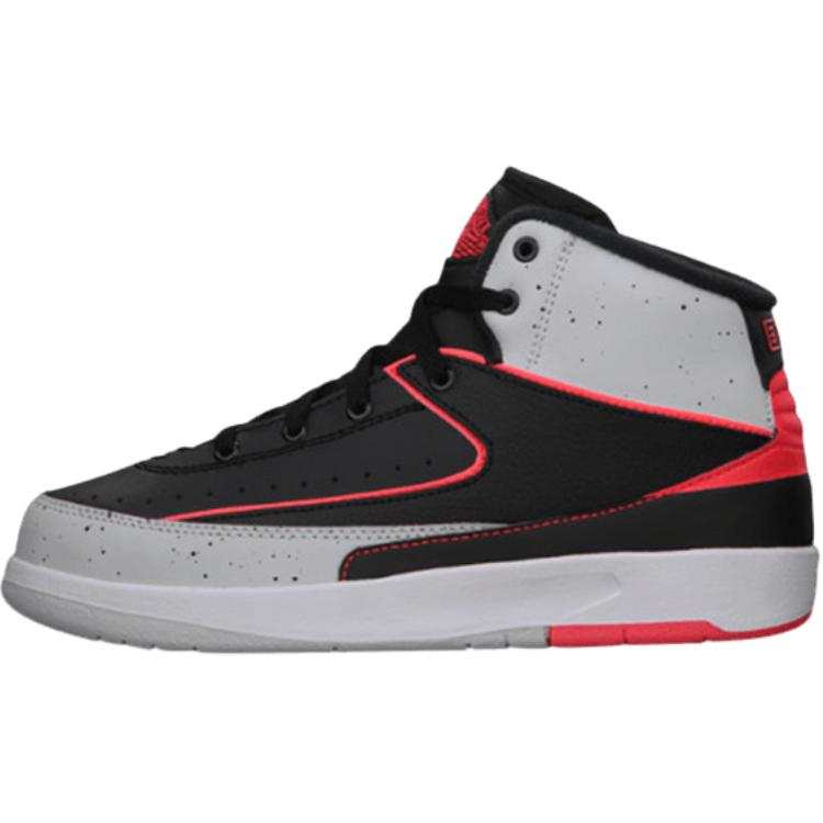 Jordan Jordan Air Jordan 2 Abrasion Resistant High top Kids' Skateboarding Shoes Black Children Aged 3 7 Years Old