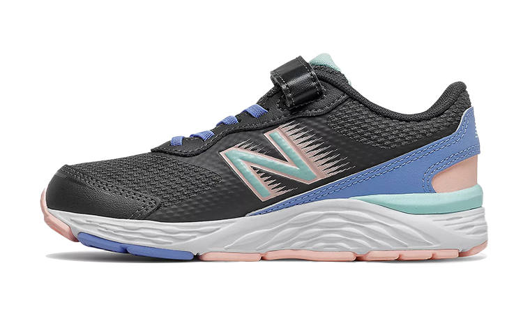 New Balance New Balance V6 Cushioning, Wear Resistant Low top Kids' Running Shoes Black Blue Kids'
