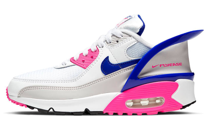 Nike Nike Air Max 90 Low top Running Shoes White Blue Pink Unisex