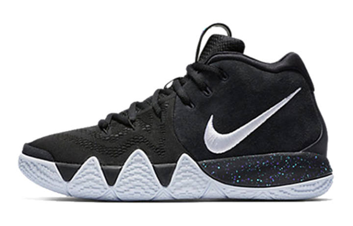 Nike Nike Kyrie 4 Kyrie 4 Mid top Basketball Shoes Black White Unisex