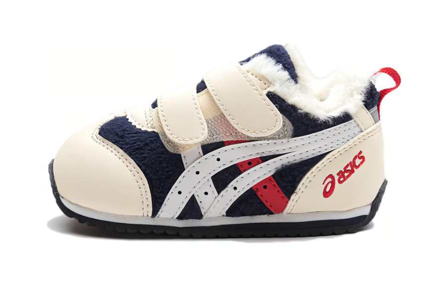 ASICS Cotla Low top Kids Lifestyle Shoes Beige Blue Children Aged 3 7 Years Old