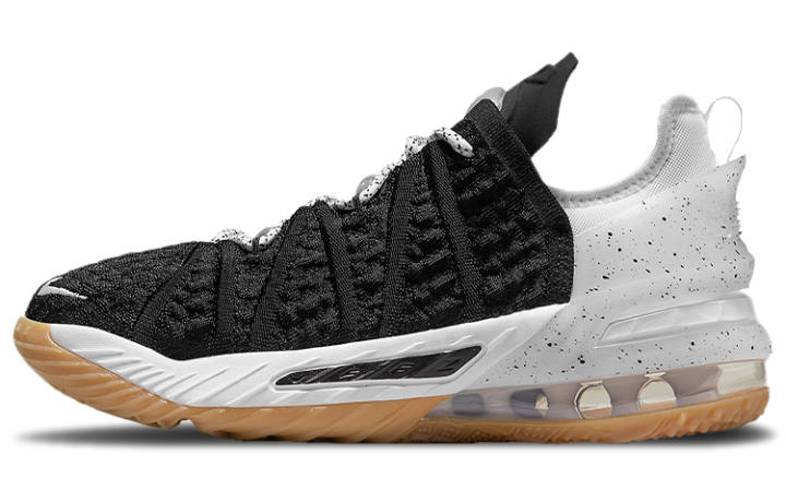 Nike Nike Lebron 18 Low top Basketball Shoes Black White Unisex