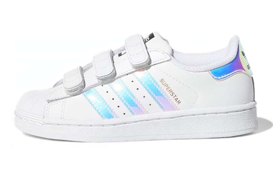 Adidas Originals SUPERSTAR CF Comfortable Low top Skateboard Shoes White Laser Kids'