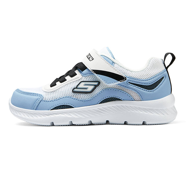 Skechers Abrasion Resistant Breathable Low top Kids Lifestyle Shoes White Blue
