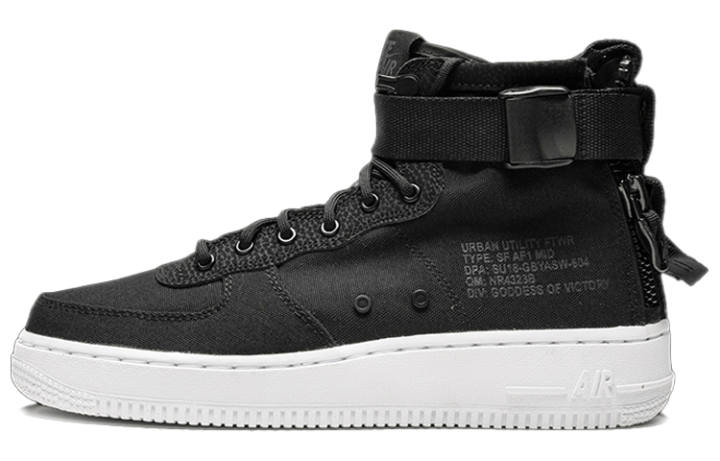 Nike Nike SF Air Force 1 Mid Black Anthracite White GS