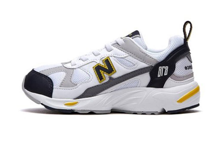 New Balance New Balance NB 878 Low top Kids' Running Shoes White Gray Children Aged 3 7 Years Old