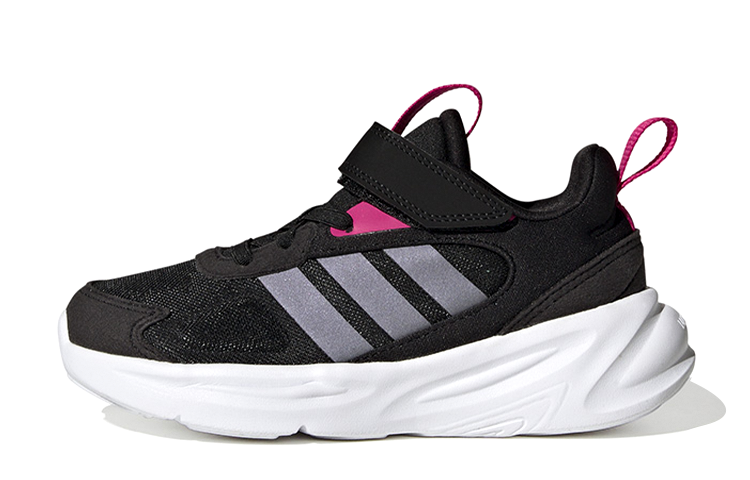 Adidas Neo Ozelle Cushioning Breathable Low top Kids' Running Shoes Black Kids'