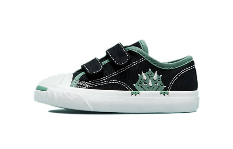 Converse Jack Purcell Canvas Low top Toddler Shoes Black Infant And Toddler