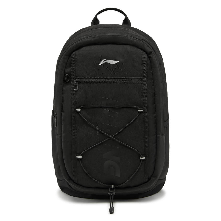 Li-Ning Li Ning Sports Life Collection Polyester Backpack Unisex Basic Black