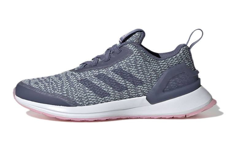 Adidas Adidas Rapida Lace Up Abrasion Resistant Low top Kids' Running Shoes Gray Kids'