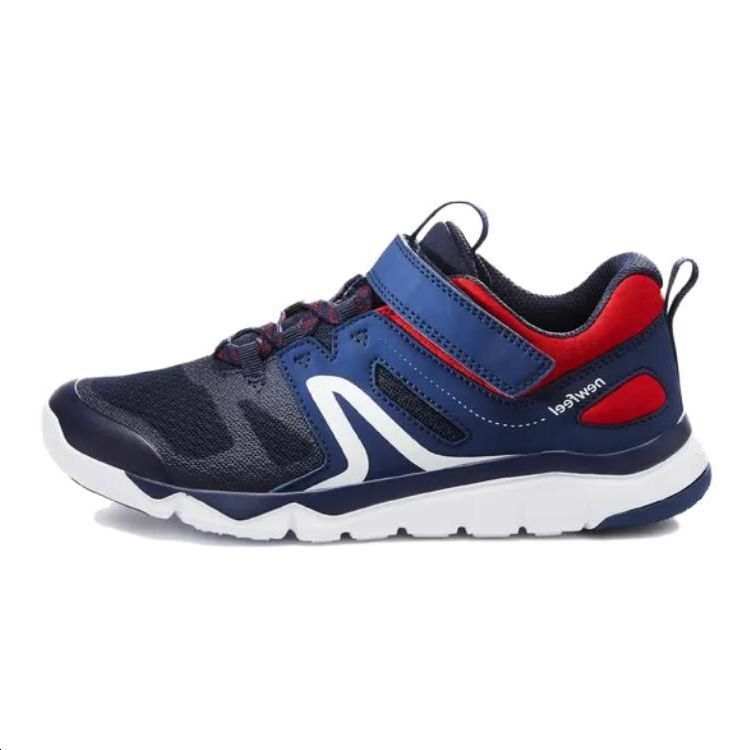 DECATHLON PW 540 Slip Resistant Cushioning Slip Resistant Cushioning Low top Kids Lifestyle Shoes Black Blue Red Kids