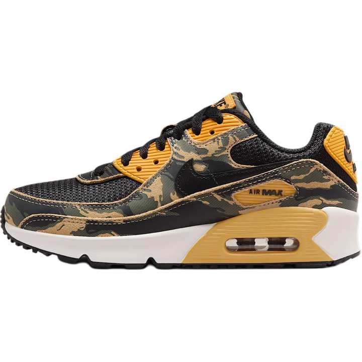 Nike Nike Air Max 90 Low top Running Shoes Black Yellow Unisex