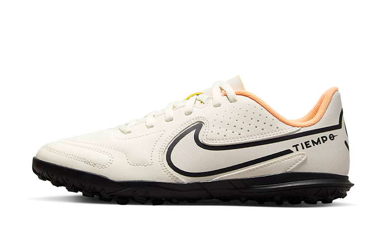 Nike Nike Tiempo Legend 9 JR Club TF Slip Resistant Low top Kids' Soccer Shoes Light Yellow Kids'