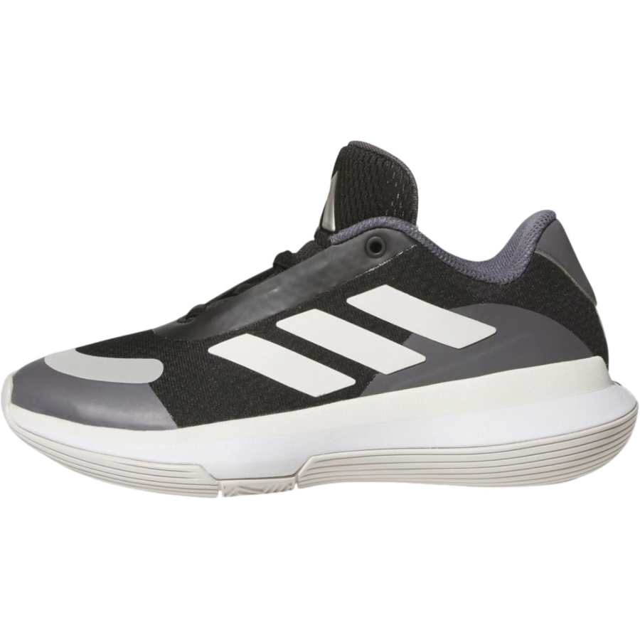 Adidas Adidas Bounce Legends Slip Resistant Abrasion Resistant Low top Kids Lifestyle Shoes Core Black/Track Gray Teenagers
