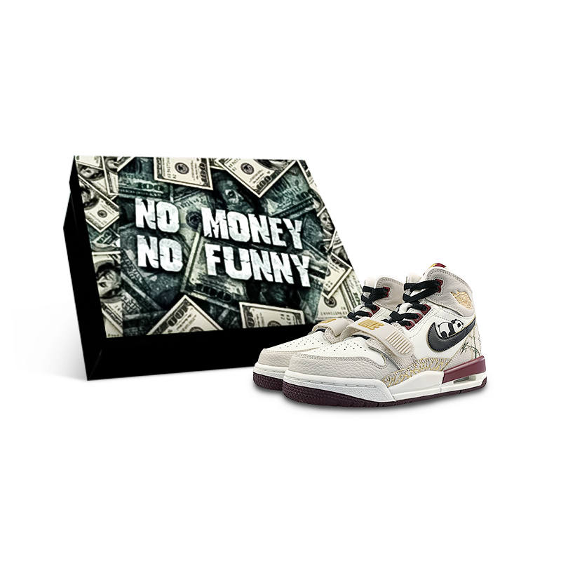 Jordan Jordan Legacy 312 CNY Leather High top Children's Basketball Shoes White Teenagers