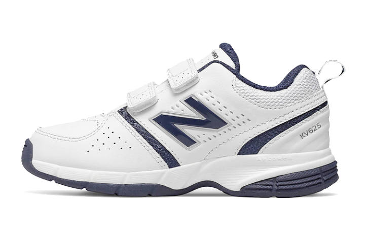 New Balance New Balance NB 625 Hook And Loop Kids' Training Shoes White Blue Kids'