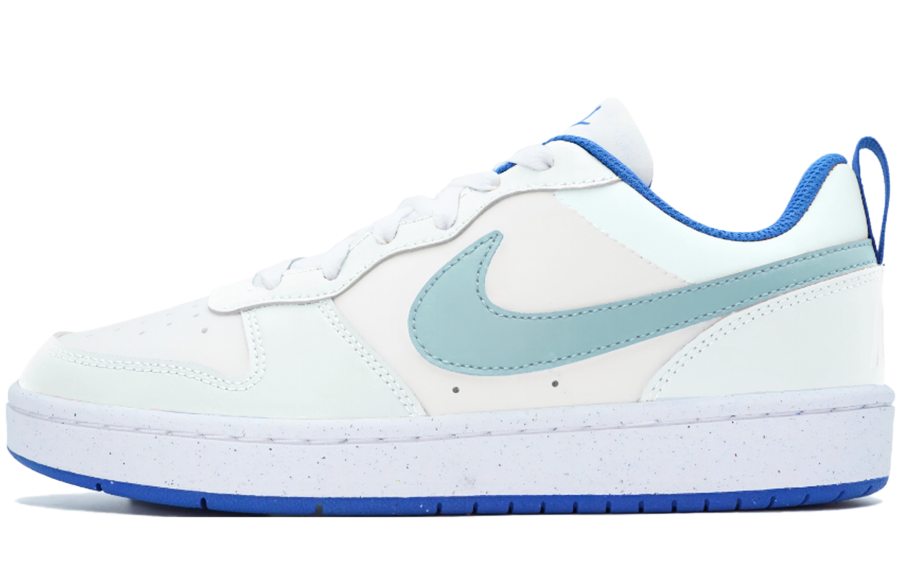 Nike Nike Court Borough Slip Resistant Abrasion Resistant Low top Kids' Skateboarding Shoes Light Green Teenagers
