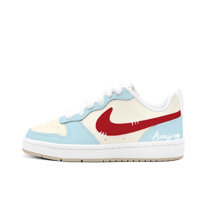 Nike Nike Court Borough Sky Amazing Leather Slip Resistant Cushioning Abrasion Resistant