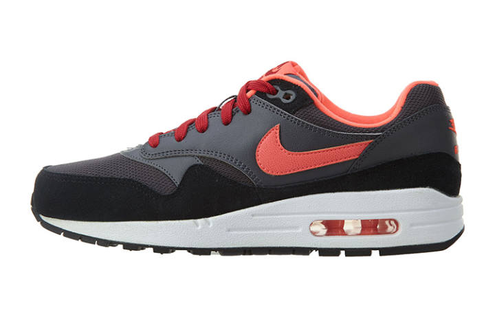 Nike Nike Air Max 1 Low top Running Shoes Black Gray Red Unisex