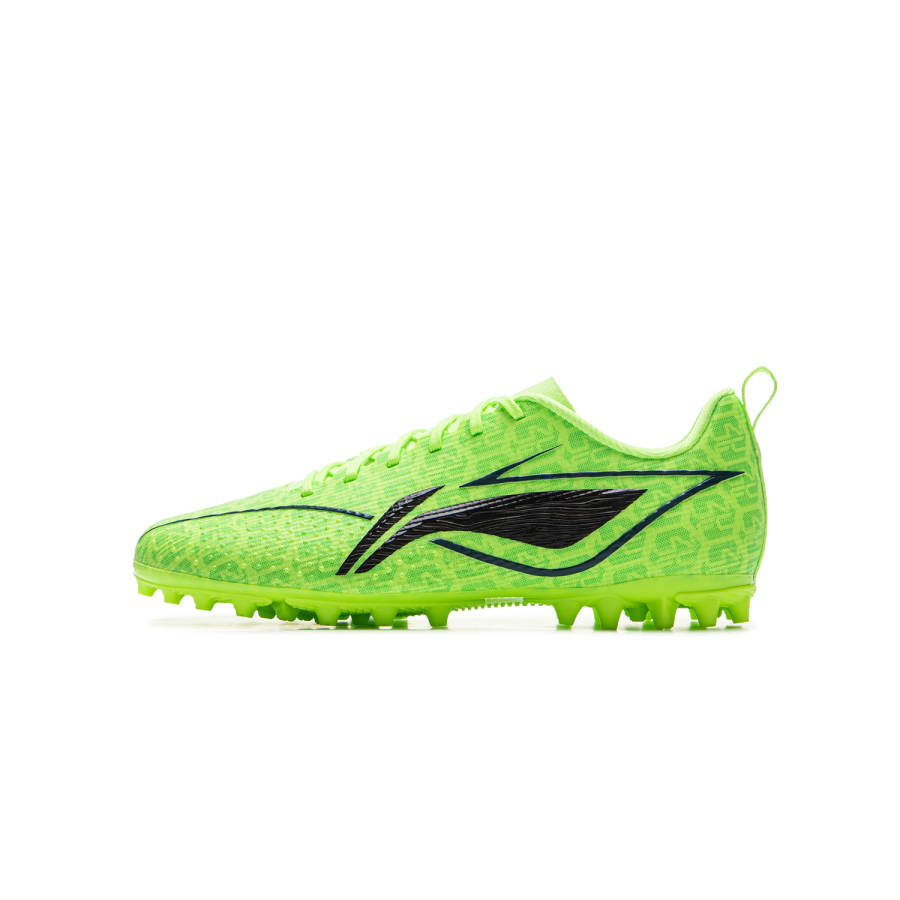 Li-Ning YOUNG Li Ning YOUNG Soccer Ball Low top Kids' Soccer Shoes Fluorescent Vanilla Green Kids'