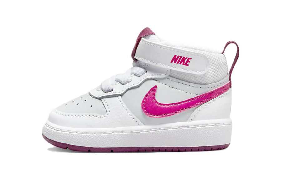 Nike Nike Court Borough Mid 2 Slip Resistant Abrasion Resistant Mid top Toddler Shoes Infant And Toddler