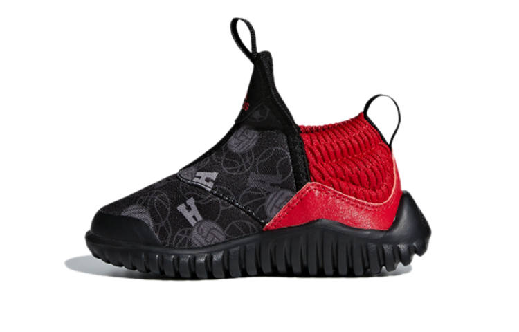 Adidas Adidas Rapidazen I Abrasion Resistant Low top Toddler Shoes Black Red Infant And Toddler