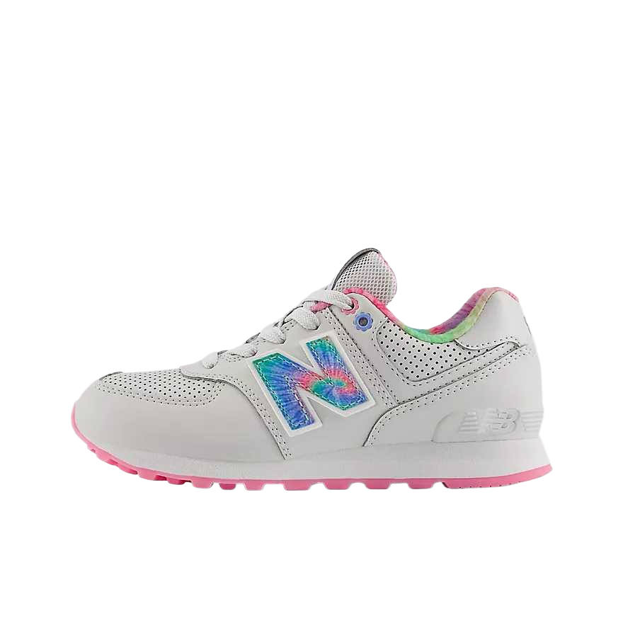 New Balance New Balance NB 574 Kids Lifestyle Shoes Gray Pink Children Aged 3 7 Years Old