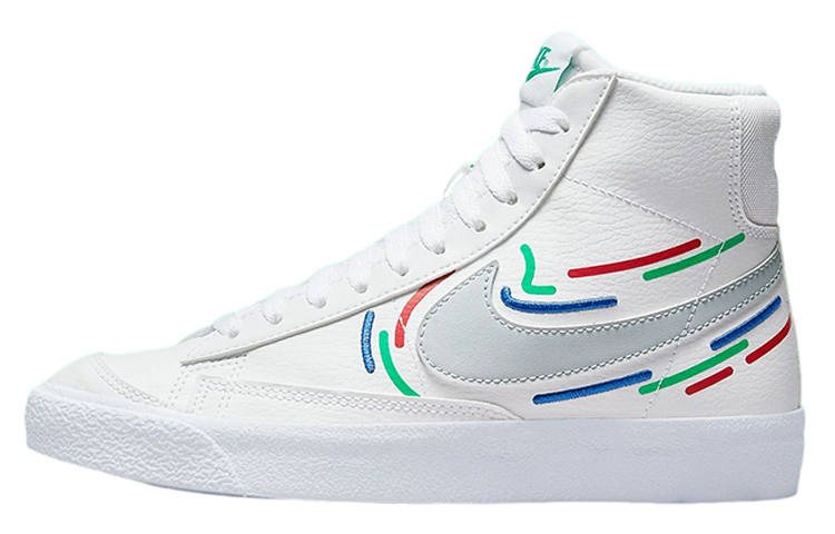 Nike Nike Blazer 77 Slip Resistant Abrasion Resistant Mid top Skateboard Shoes White Unisex