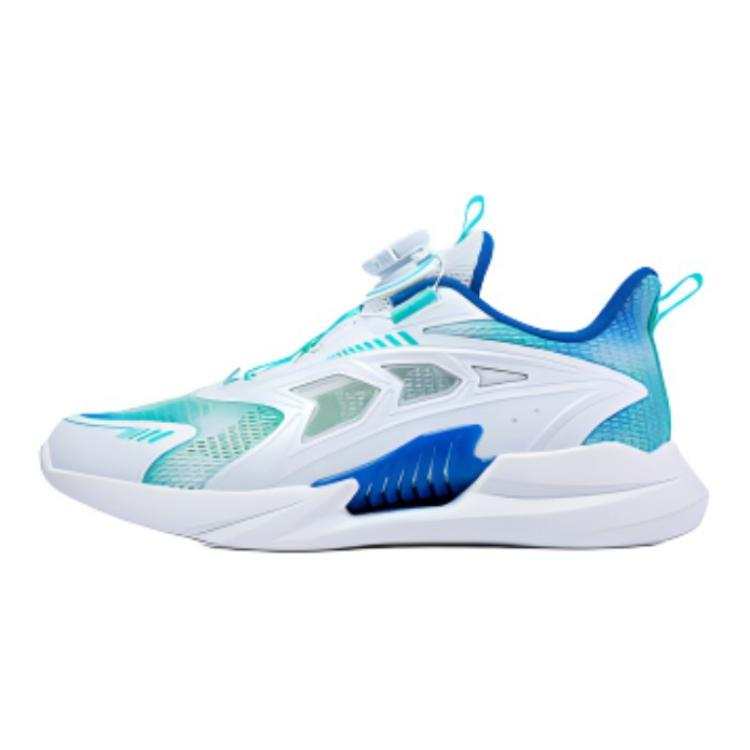 XTEP Comfortable Low top Running Shoes White Green Teenagers