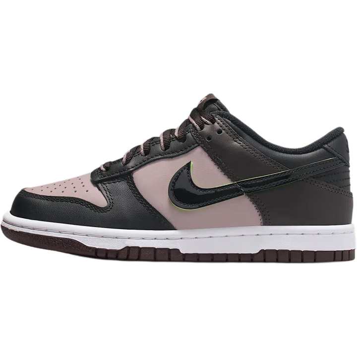 Nike Nike Dunk Low top Skateboard Shoes Black/White/Pink Unisex