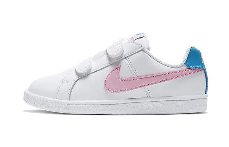 Nike Nike Low top Skateboard Shoes White Blue Pink Children Aged 3 7 Years Old