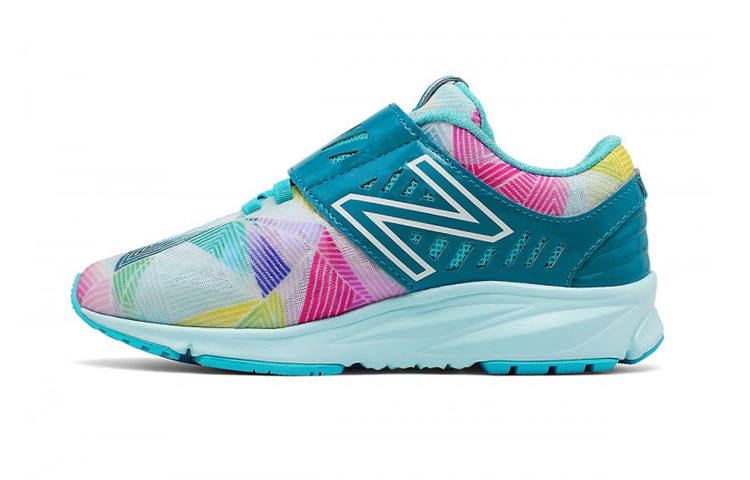 New Balance New Balance NB 200 Hook And Loop Electric Rainbow Low top Kids' Running Shoes Blue Color Children Aged 3 7 Years Old