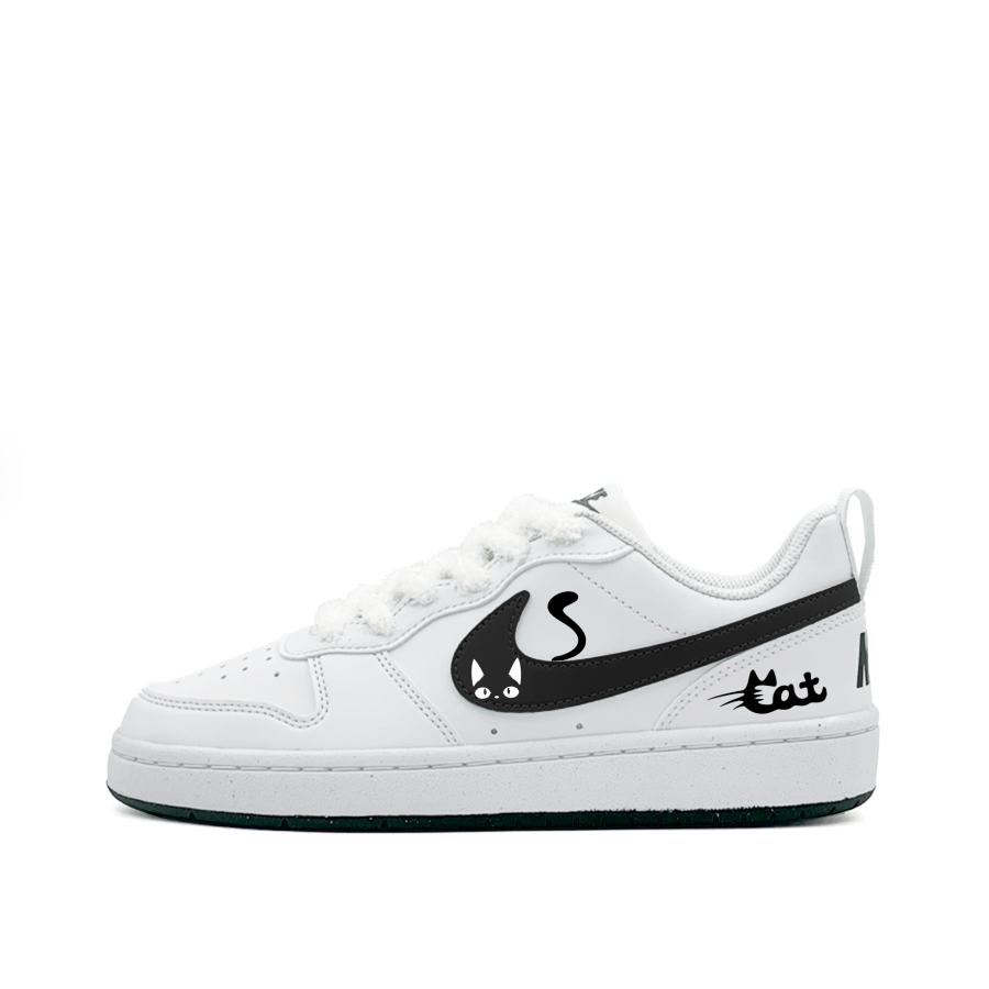 Nike Nike Court Borough Abrasion Resistant Abrasion Resistant Low top Kids' Skateboarding Shoes Black Unisex